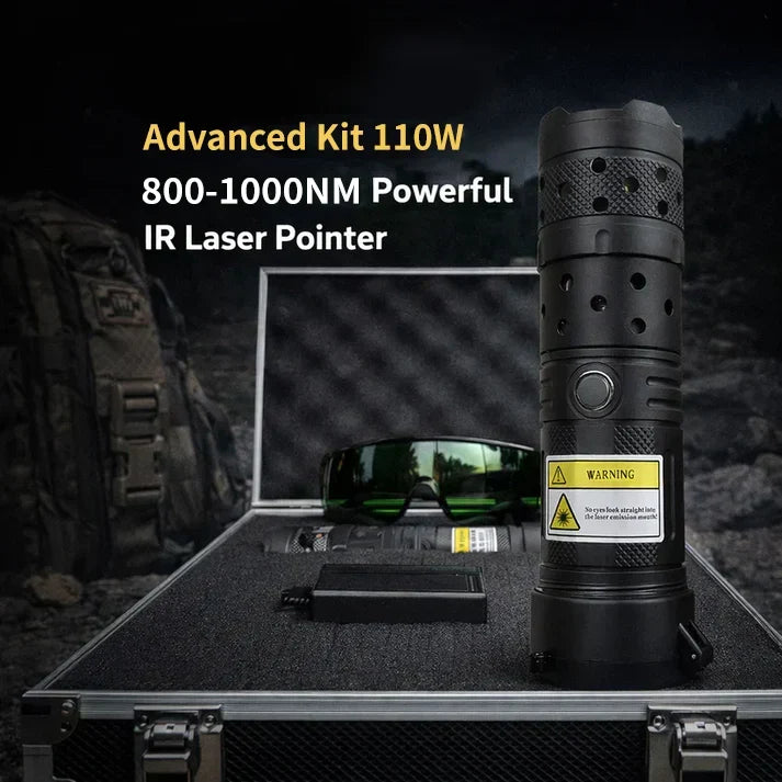 🔥2026 New Design 120W 900-1100NM Powerful IR Laser Pointer
