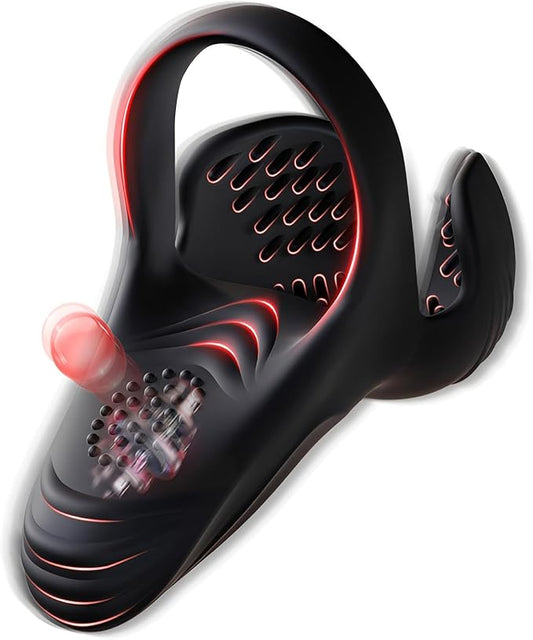 Moyzlo 5 in 1 Vibration Massager, Wireless Remote Control, Fast USB Charging, Waterproof and Easy to Clean, Home Relaxation Device