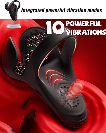 Moyzlo 5 in 1 Vibration Massager, Wireless Remote Control, Fast USB Charging, Waterproof and Easy to Clean, Home Relaxation Device