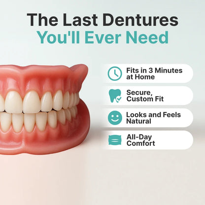 🌎Ends Today: 70% OFF! ⏰specialcoderes™ Medical Full Denture with Strong Suctiond🦷Obtain Dental Association Certification