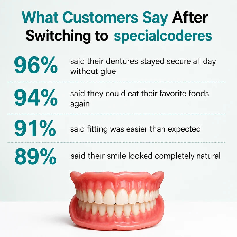 🌎Ends Today: 70% OFF! ⏰specialcoderes™ Medical Full Denture with Strong Suctiond🦷Obtain Dental Association Certification