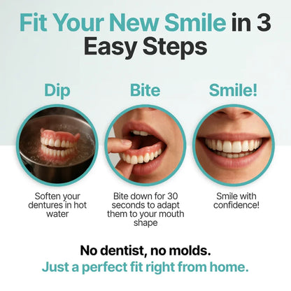 🌎Ends Today: 70% OFF! ⏰specialcoderes™ Medical Full Denture with Strong Suctiond🦷Obtain Dental Association Certification